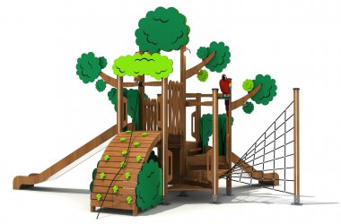 leyu.com乐鱼游乐木质定制树形组