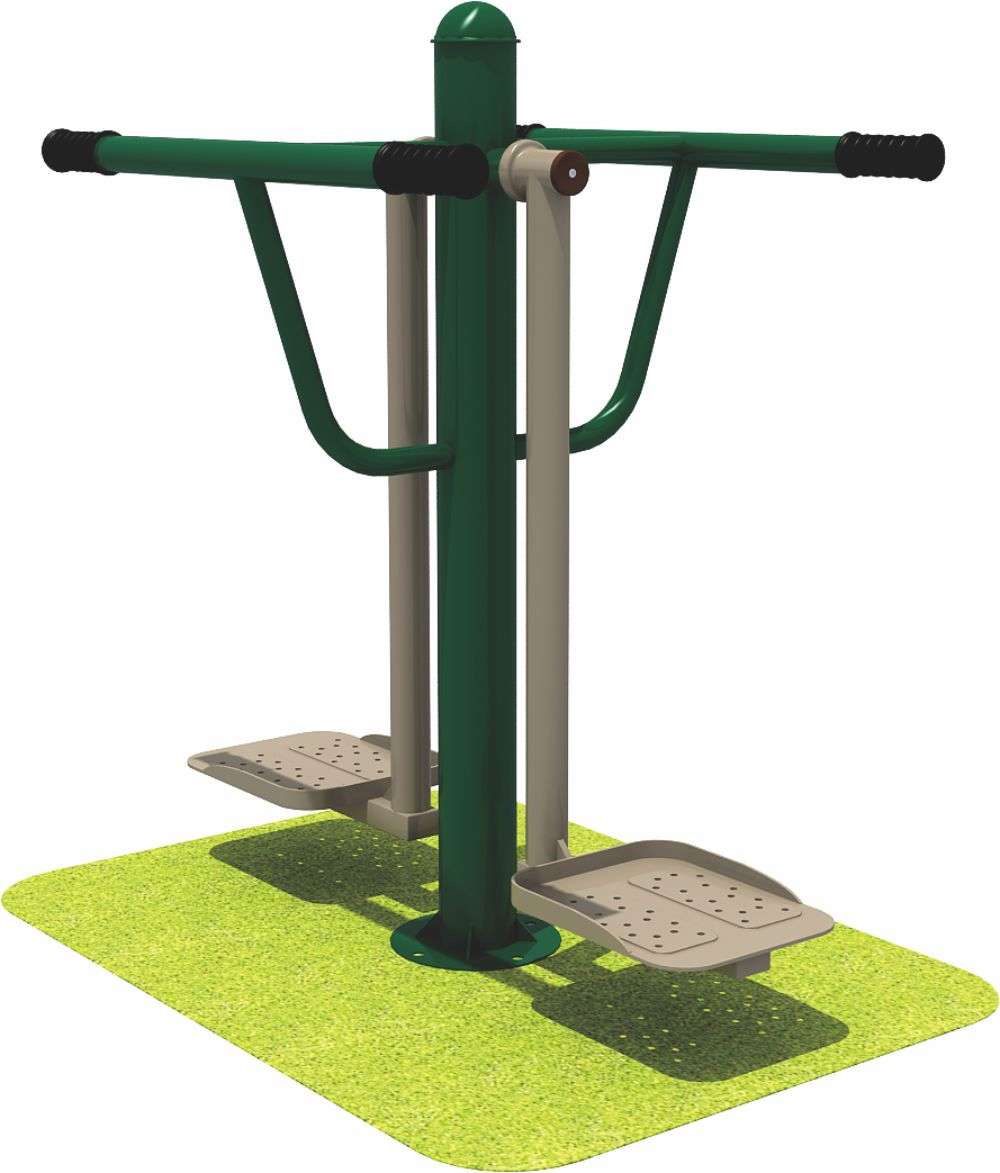 leyu.com乐鱼健身器材 限位双人浪