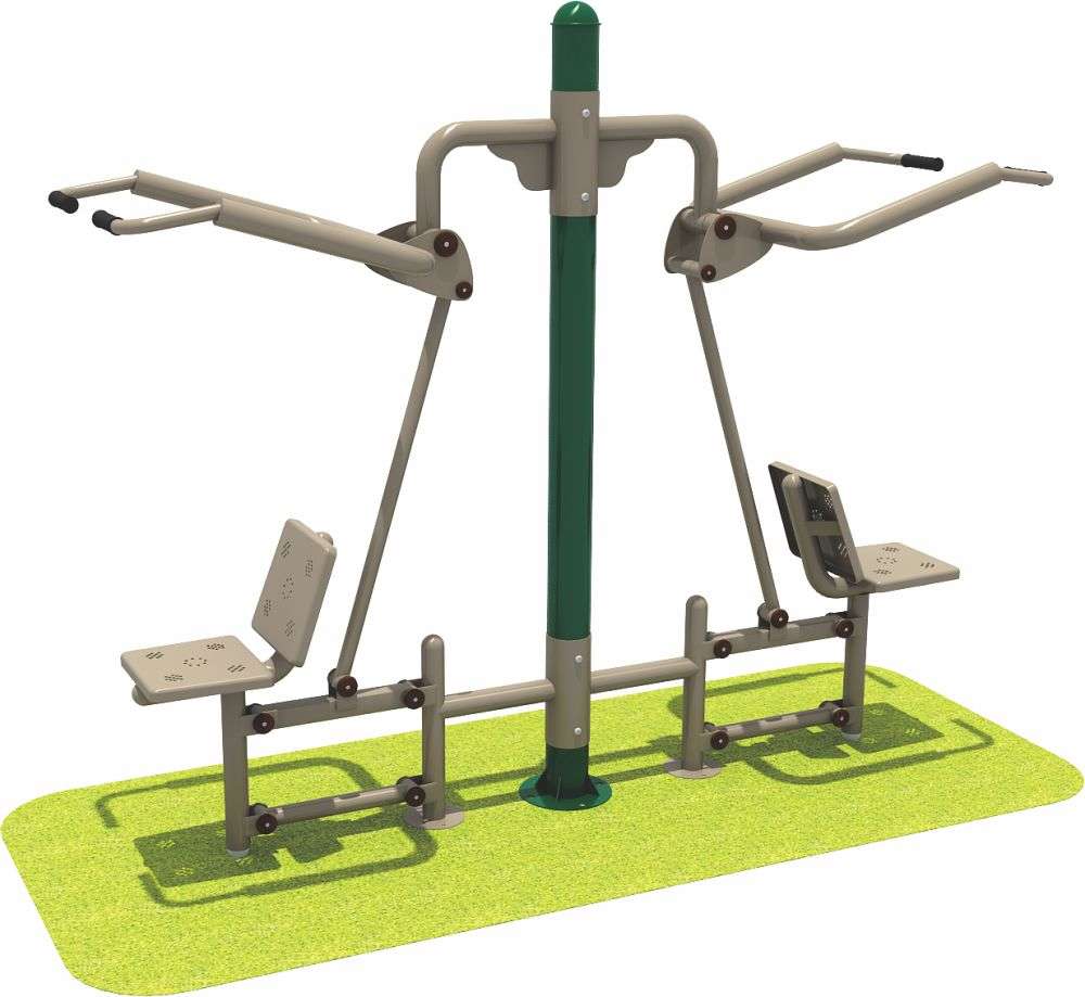 leyu.com乐鱼健身器材 双人坐拉器